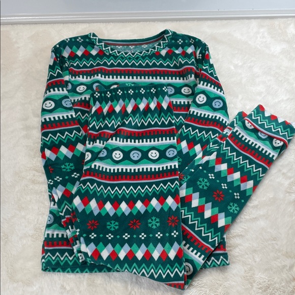 Cat & Jack Boy’s Festive Pajama set size 12 - Picture 1 of 4